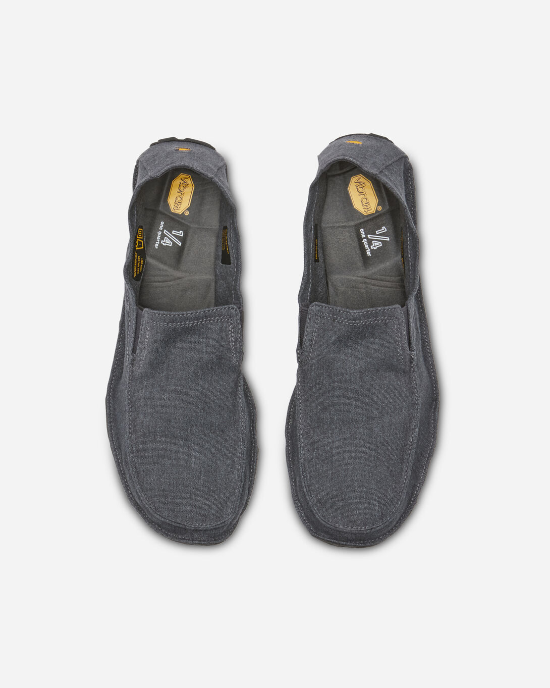 One Quarter Hemp Men Grey / Black | | Vibram display picture 2