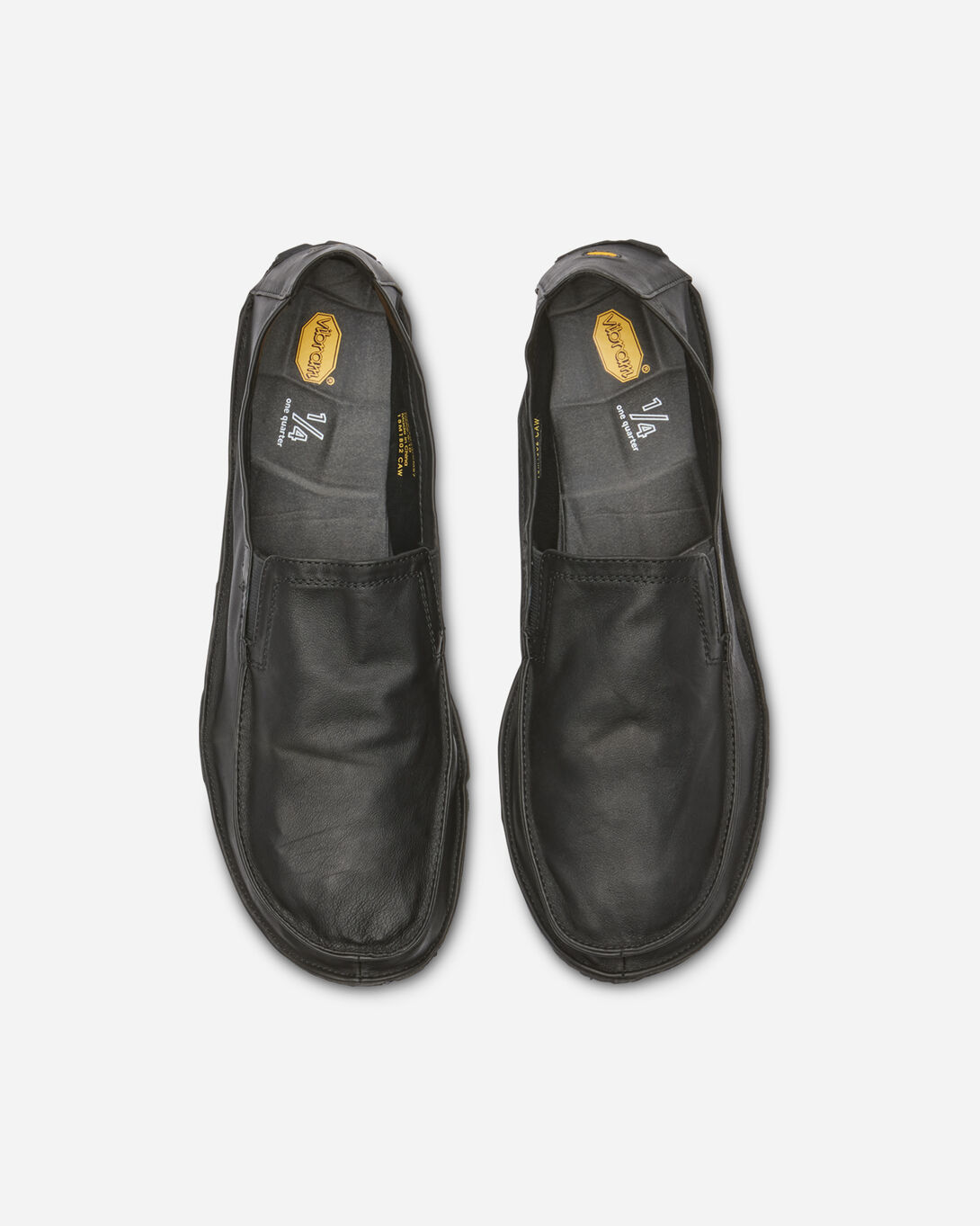 One Quarter Leather Men Black | | Vibram display picture 1