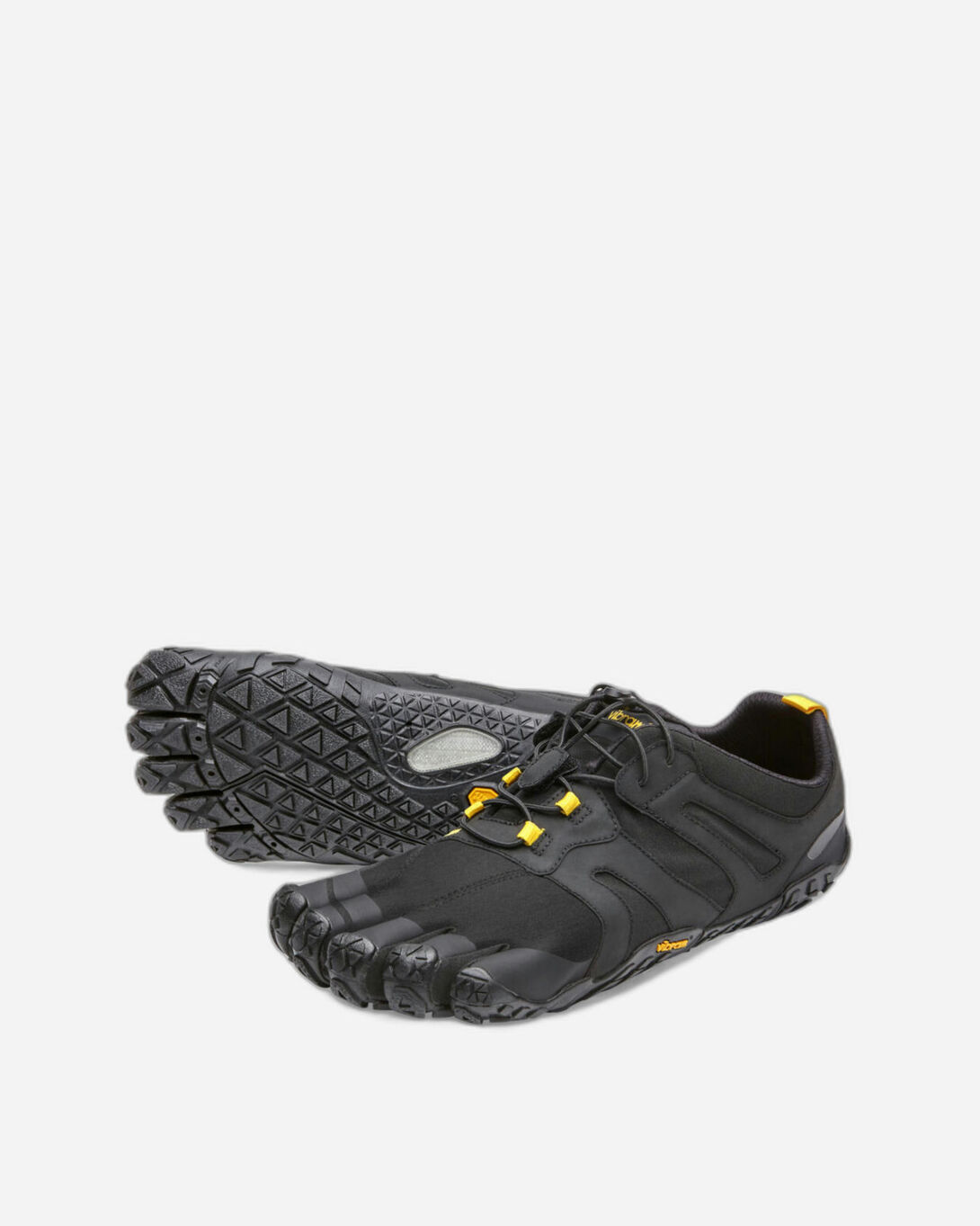 NEW VIBRAM men\'s v-trail 2.0 shoes in black/ yellow V-Trail 2.0 Men main image 4