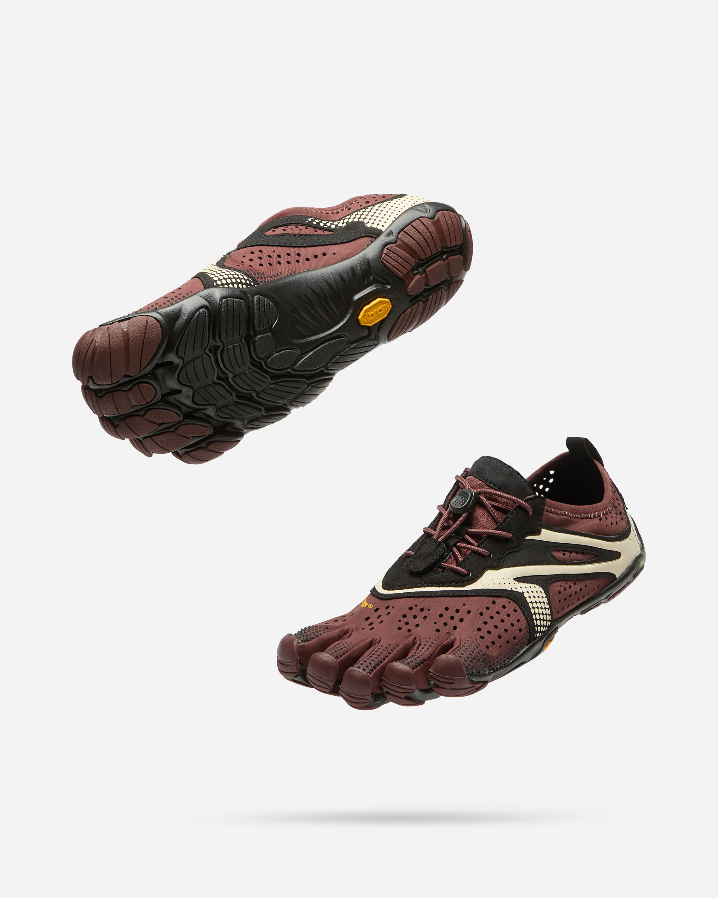 V-Run Brown / Ivory / Black | Man | Vibram
