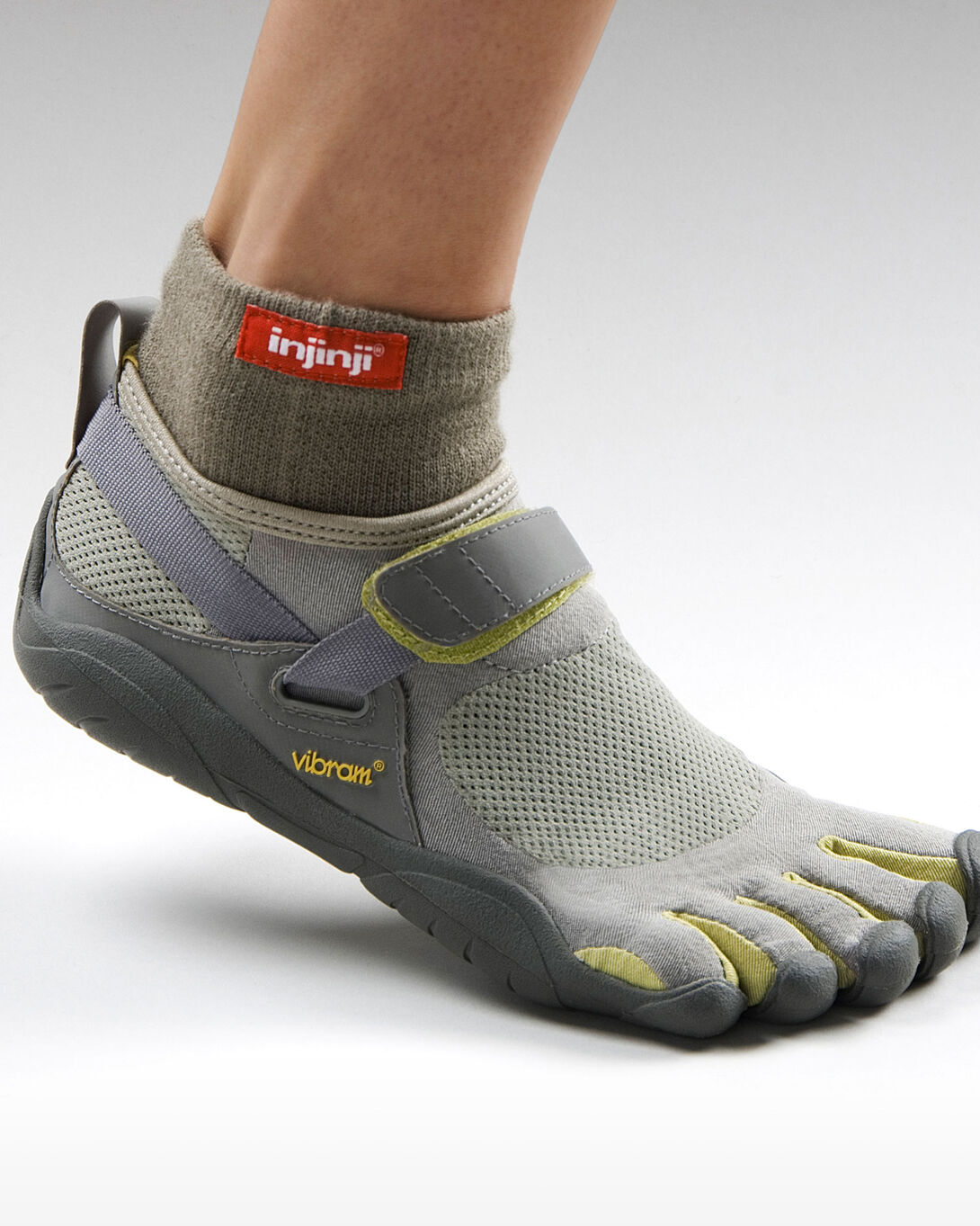 Vibram FiveFingers KSO Mens Size 11.5 - 12 Trail Hiking Shoes Grey/Palm/Clay NEW KSO Men main image 4